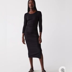 Michael Stars Christina Ribbed Midi Dress